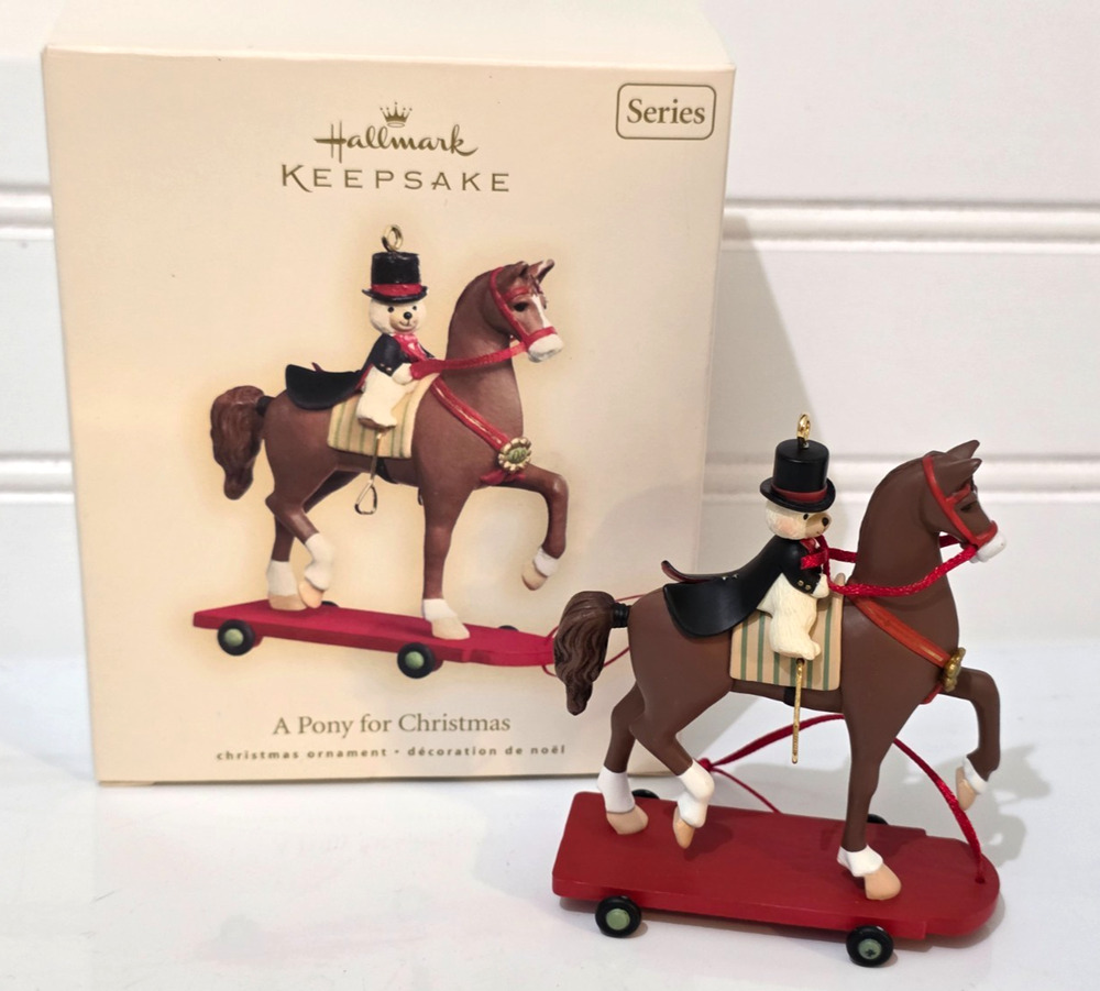 A Pony for Christmas Hallmark Ornament 2008 11th in the Series
